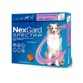 Nexgard Spectra Morado 15.1-30Kg Boehringer Ingelheim