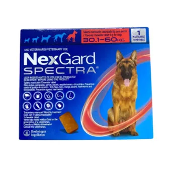 Nexgard Spectra Morado 30-60Kg Boehringer Ingelheim